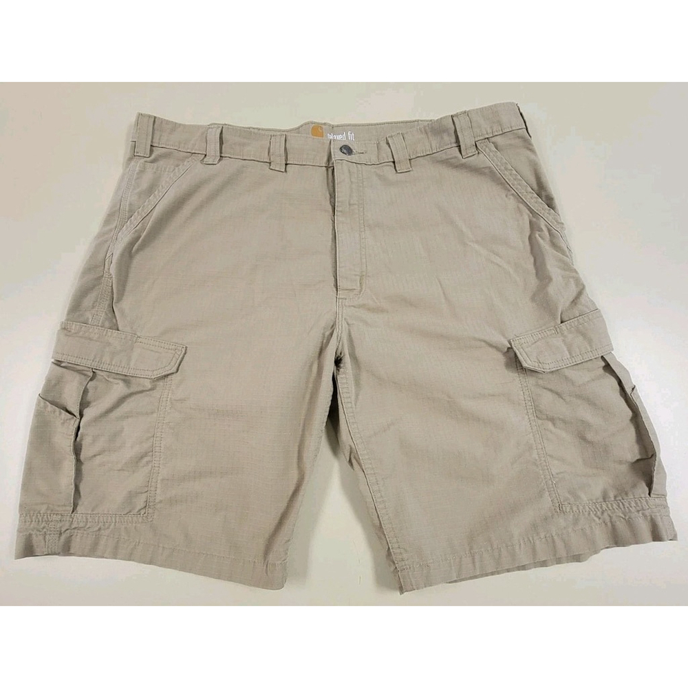 Carhartt Shorts Men’s Size 44 Carpenter Tan Cargo Workwear Cotton